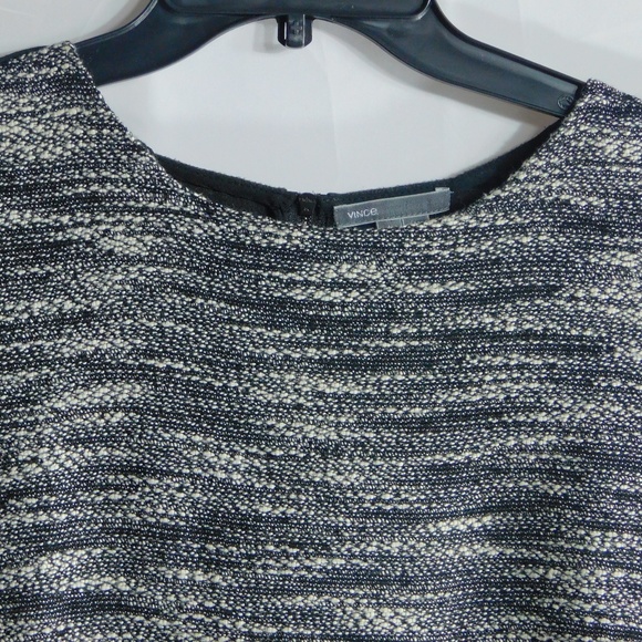 Vince Dress With Pockets Size Large Black/white - Picture 3 of 4